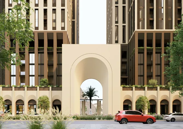 Official render of Masar Corner, published by Al Ramz Company.