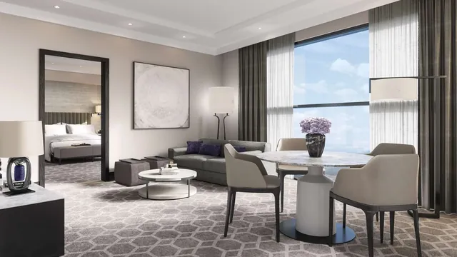 Official render of Jabal Omar serviced apartments, published by Jabal Omar Development Co, picture 1 of 5.