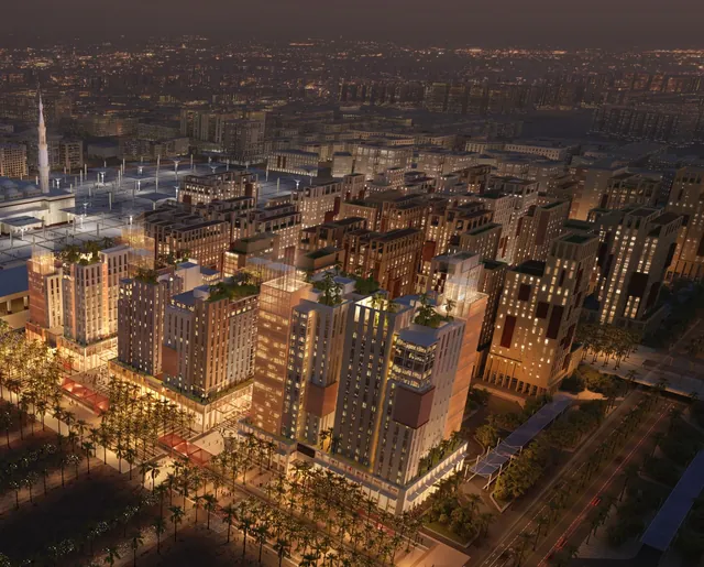 Official render of Rua Al Madinah, published by Rua Al Madinah Holding (PIF), picture 1 of 5.
